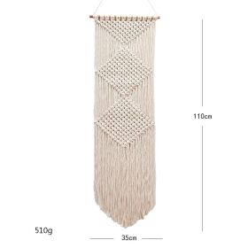 Nordic Style Bohemian Hand-woven Tapestry Rhombus Home Decoration Room Bedroom Wall Hanging