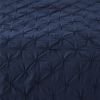 3 Piece Pintuck Ruffled Comforter Set - Chic Embroidery Farmhouse Style Bedding Set