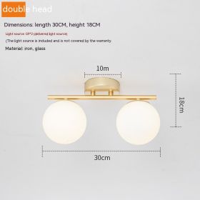 Living Room Bedroom Showcase Ceiling Lamp (Option: Warm Light)