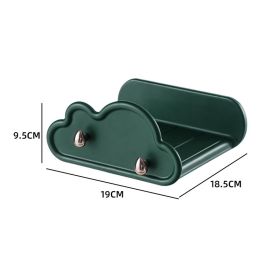 Household Wardrobe Key Hook Display Rack (Color: Green)